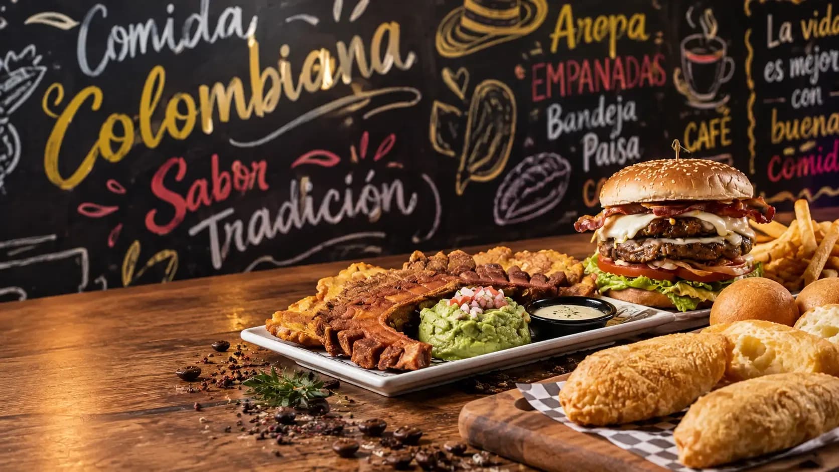 The kind of Colombian food that brings everyone to the table